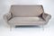Italienisches Sofa aus Messing & Samt von Gigi Radice für Minotti, 1950er 1