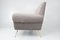 Italian Brass and Velvet Sofa by Gigi Radice for Minotti, 1950s, Image 16