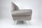 Italian Brass and Velvet Sofa by Gigi Radice for Minotti, 1950s, Image 11