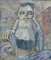 In the arms of the Sphinx Acrylmalerei auf Leinwand von Guy Salesse, 1960er 7