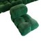 Large Italian Green Velvet Modular Camaleonda Living Room Set by Mario Bellini for B&B Italia, 1972, Set of 4 12