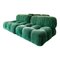 Large Italian Green Velvet Modular Camaleonda Living Room Set by Mario Bellini for B&B Italia, 1972, Set of 4, Image 9