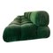 Large Italian Green Velvet Modular Camaleonda Living Room Set by Mario Bellini for B&B Italia, 1972, Set of 4, Image 11