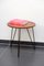 Petite Table d'Appoint Vintage en Acier et Teck, Danemark, 1970s 4