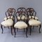Antique Rosewood Dining Chairs, Set of 6 3