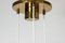 Glass & Brass Pendant Lamp by Hans-Agne Jakobsson for Markaryd, 1960s 7