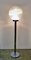 Lámpara de pie italiana era espacial de cristal de Murano y metal de Mazzega, años 70, Imagen 3