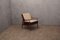 Mid-Century Italian Velvet Geometric Armchair, 1950s, Image 7