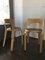 Birch and Linoleum Model No. 65 Dining Chairs by Alvar Aalto for Artek, 1960s, Set of 2, Image 6