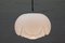 Lampada da soffitto in vetro opalino e metallo cromato di Koch & Lowy per Peill & Putzler, Germania, anni '60, Immagine 5