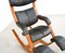 Beech and Leather Gravity Balans Reclining Lounge Chair by Peter Opsvik for Stokke, 1990s 10