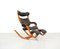 Beech and Leather Gravity Balans Reclining Lounge Chair by Peter Opsvik for Stokke, 1990s, Image 1