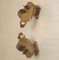 Vintage Bronze Sconces, 1930s, Set of 2 3