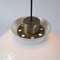 Italian Milk Glass Ceiling Lamp by Achille Castiglioni for Flos, 1960s 9