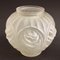 Art Deco French Vase with Geometric Rose Motif, 1930s 1