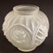 Art Deco French Vase with Geometric Rose Motif, 1930s 2