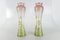 Art Nouveau French Colored Glass Vases, 1920s, Set of 2 14