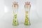 Art Nouveau French Colored Glass Vases, 1920s, Set of 2 12