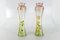 Art Nouveau French Colored Glass Vases, 1920s, Set of 2, Image 12