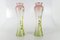 Art Nouveau French Colored Glass Vases, 1920s, Set of 2 17