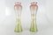 Art Nouveau French Colored Glass Vases, 1920s, Set of 2 15