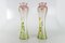 Art Nouveau French Colored Glass Vases, 1920s, Set of 2, Image 13