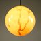 Vintage German Chrome Plating and Glass Ceiling Lamp, Image 4