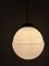 Italian Brass and Opaline Glass Ceiling Lamp from Stilnovo, 1950s 3