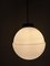 Italian Brass and Opaline Glass Ceiling Lamp from Stilnovo, 1950s, Image 3
