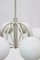 German Metal and Opaline Glass Chandelier from Kaiser Idell/Kaiser Leuchten, 1960s, Image 5