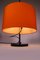 Lampade da tavolo regolabili arancioni di Staff, Germania, anni '60, set di 2, Immagine 3