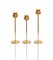 Brass Tulip Candle Holders by Pierre Forssell for Skultuna, 1970s, Set of 3, Image 1