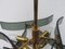 Smoked Glass and Brass Chandelier from Fontana Arte, 1960s 7
