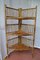 Mid-Century Bamboo Corner Etagere 1