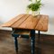 Small Antique Victorian Pine Drop-Leaf Kitchen Table 4