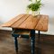 Small Antique Victorian Pine Drop-Leaf Kitchen Table, Image 4