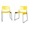 Space Age Italian Chrome Omstak Dining Chairs by Rodney Kinsman for Bieffeplast, 1971, Set of 18 13