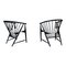 Beech and Velvet Sunfeather Lounge Chairs by Sonna Rosén for Nässjö Stolfabrik, 1954, Set of 2, Image 4