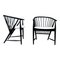 Beech and Velvet Sunfeather Lounge Chairs by Sonna Rosén for Nässjö Stolfabrik, 1954, Set of 2 6