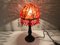 Mid-Century Hand-Made Italian Bronze & Acrylic Jewel Beaded Table Lamp, 1960s 2