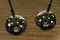 German Chrome Ceiling Lamps, 1970s, Set of 2, Image 6