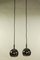 German Chrome Ceiling Lamps, 1970s, Set of 2, Image 3