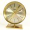 Vintage Brass and Steel Clock from Diehl, 1970s, Image 1