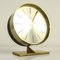 Vintage Brass and Steel Clock from Diehl, 1970s, Image 3