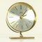 Vintage Brass and Steel Clock from Diehl, 1970s, Image 2