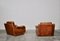 Italienische Vintage Cow Leder Sofas, 1970er, 2er Set 4