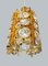 Small German Brass and Crystal Ceiling Lamp from Palwa, 1960s, Image 3