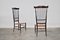 Mid-Century Italian Beech High-Back Chiavari Chairs, 1950s, Set of 2 3