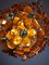 Mid-Century French Amber Glass Flower Chandelier from Maison Baguès, 1960s 6