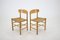 Danish Beech J 39 Dining Chairs by Børge Mogensen, 1960s, Set of 6 1